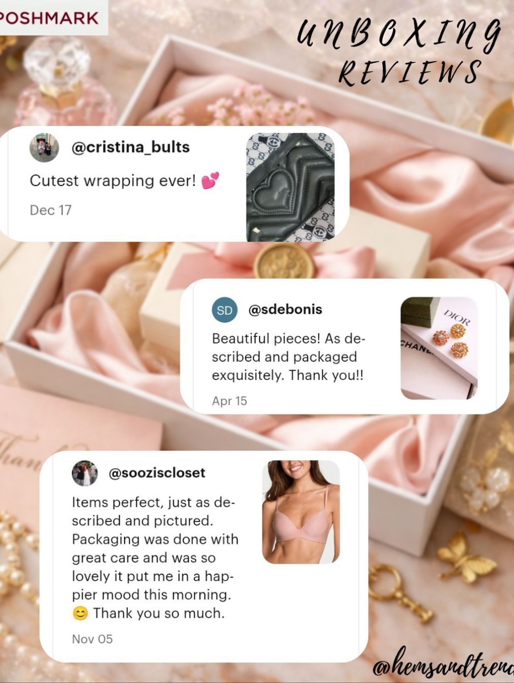 Happy Customers Best Unboxing Experience On Poshmark